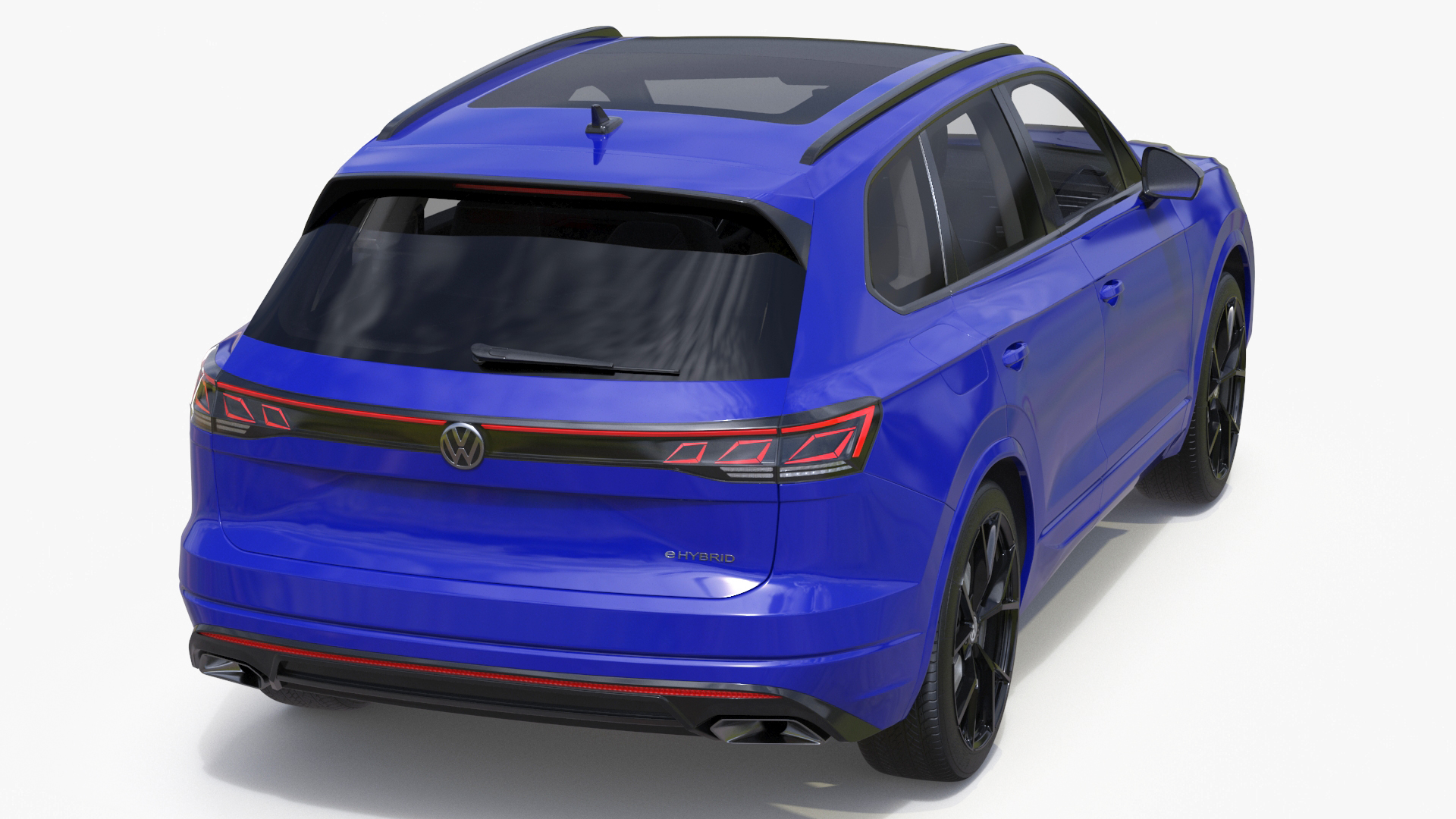 3D Volkswagen Touareg 2024 Blue model