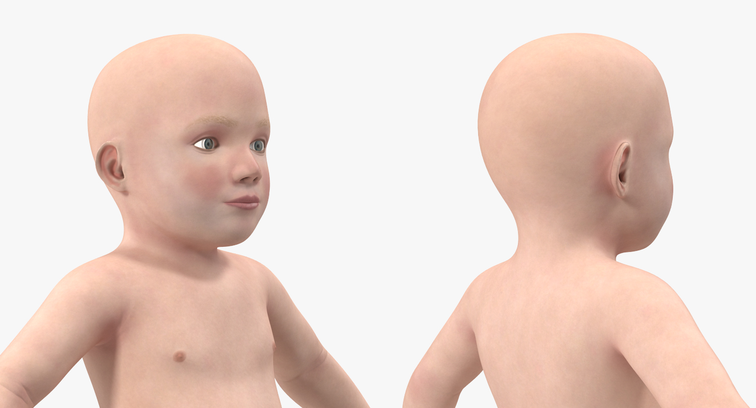 Small Baby Boy 3D model