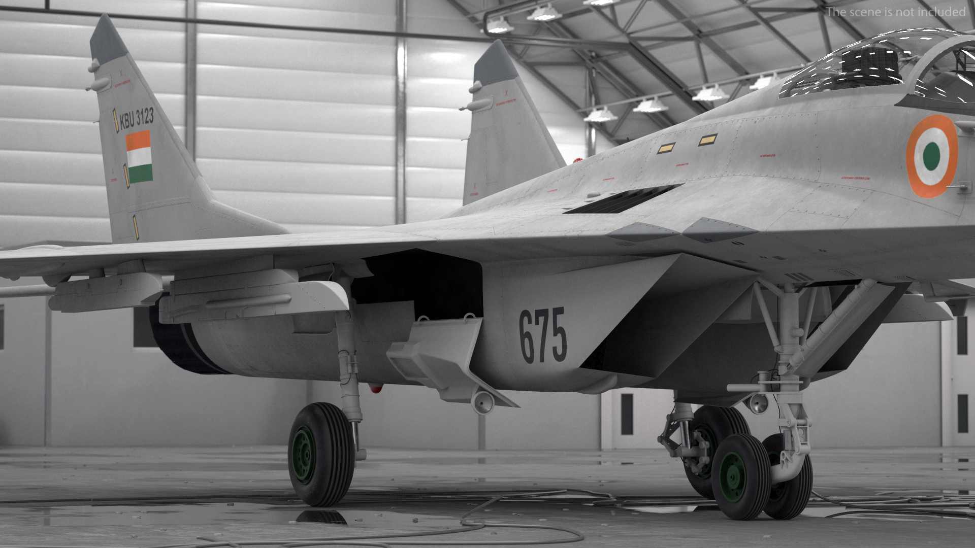 3D MiG 29K Multirole Fighter Aircraft Indian Navy