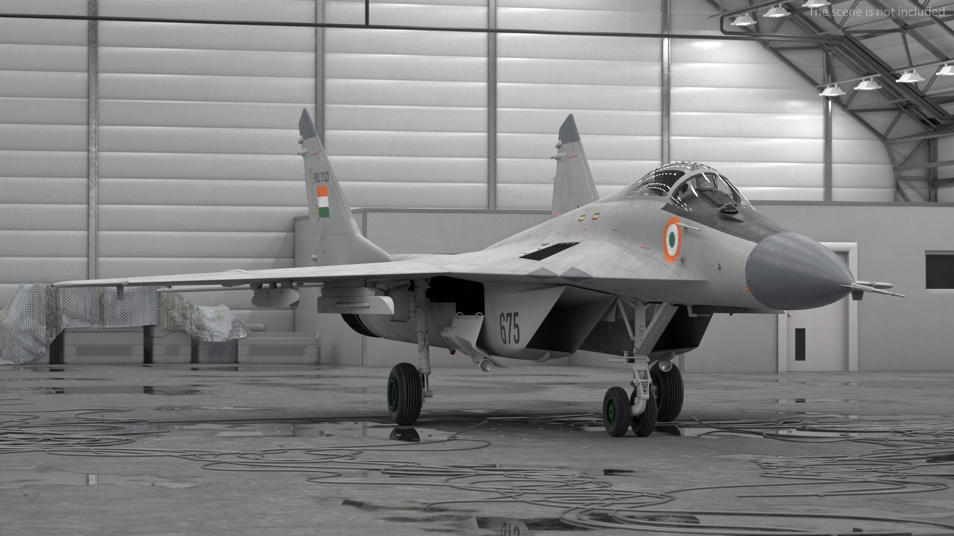 3D MiG 29K Multirole Fighter Aircraft Indian Navy
