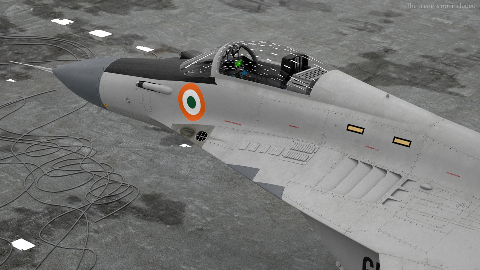 3D MiG 29K Multirole Fighter Aircraft Indian Navy