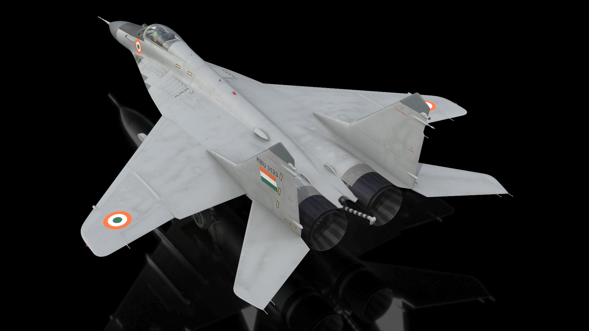 3D MiG 29K Multirole Fighter Aircraft Indian Navy