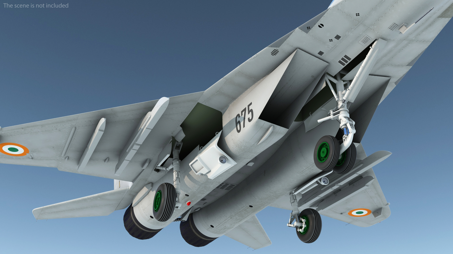 3D MiG 29K Multirole Fighter Aircraft Indian Navy
