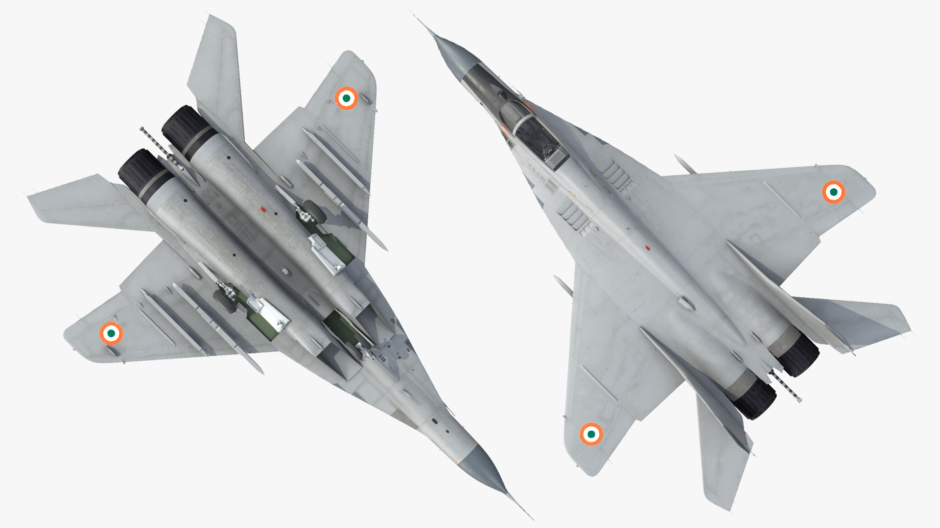 3D MiG 29K Multirole Fighter Aircraft Indian Navy