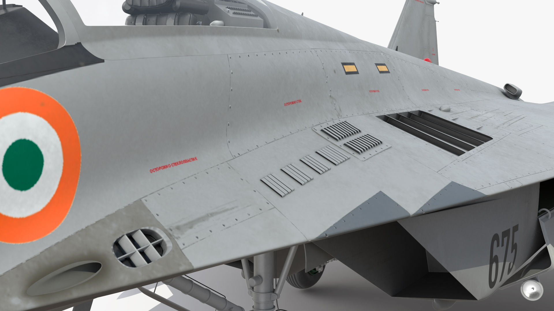 3D MiG 29K Multirole Fighter Aircraft Indian Navy