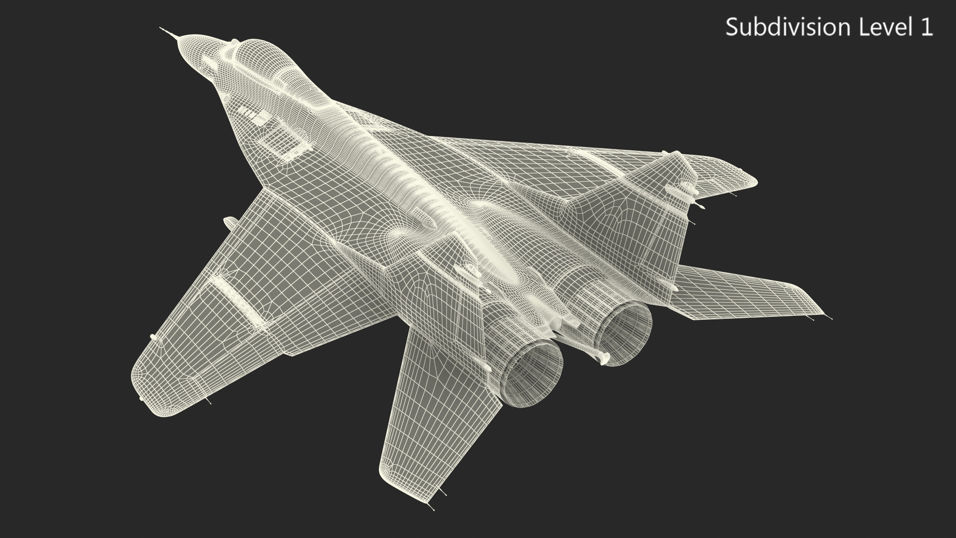 3D MiG 29K Multirole Fighter Aircraft Indian Navy