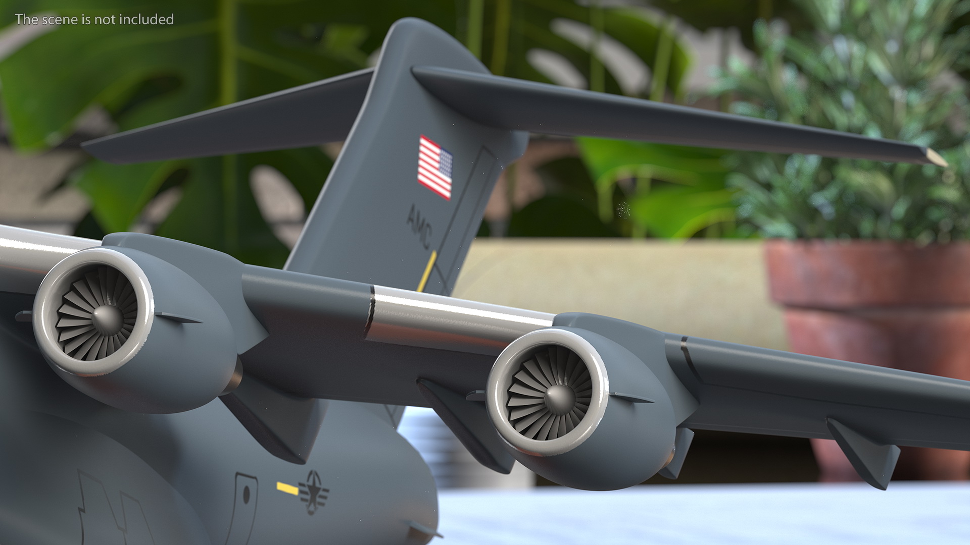 Globemaster III Scale Model 3D