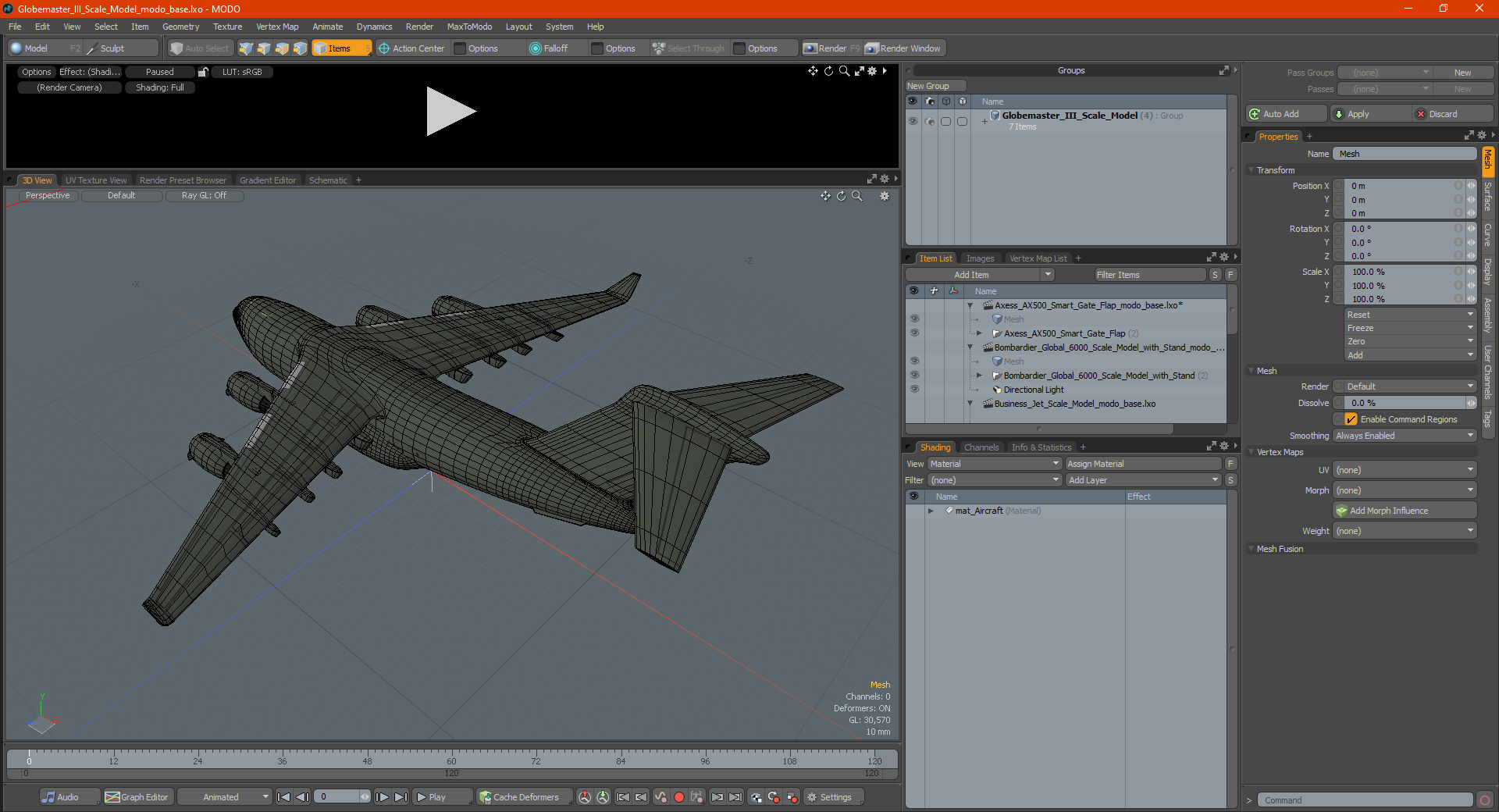 Globemaster III Scale Model 3D