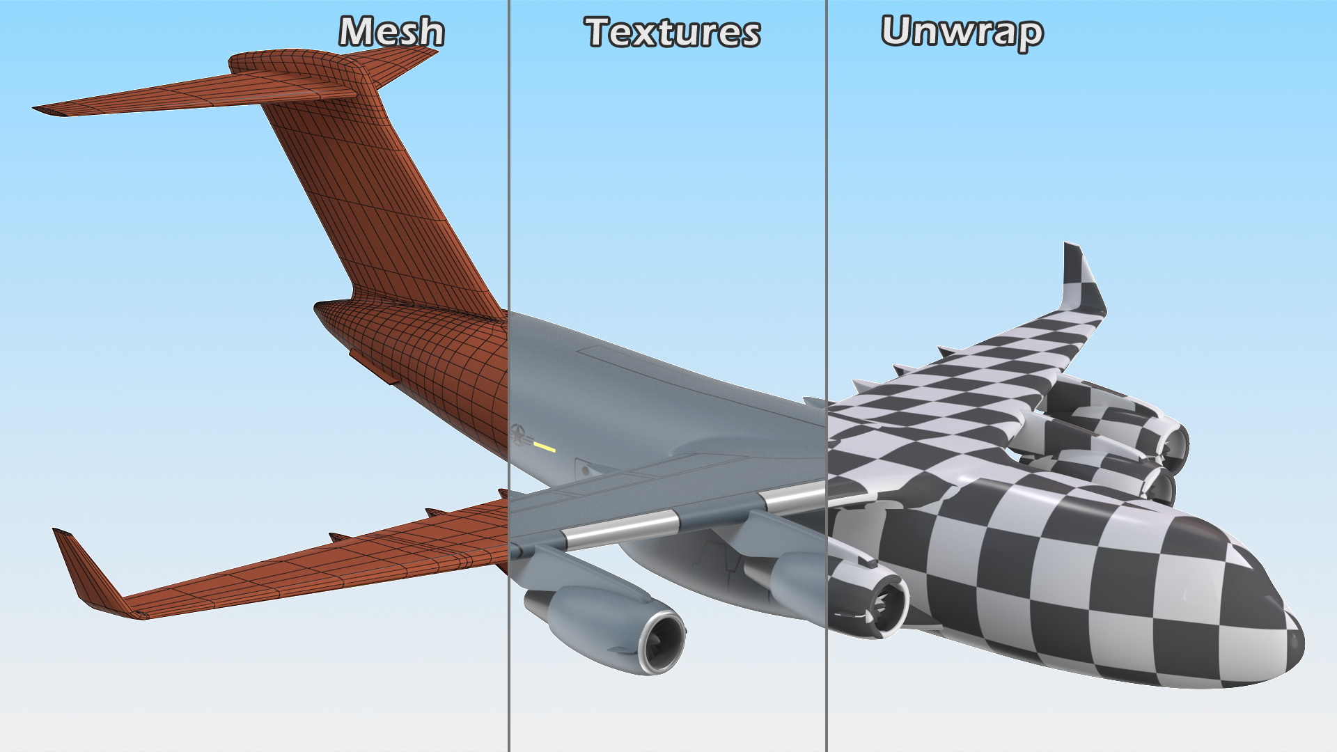 Globemaster III Scale Model 3D