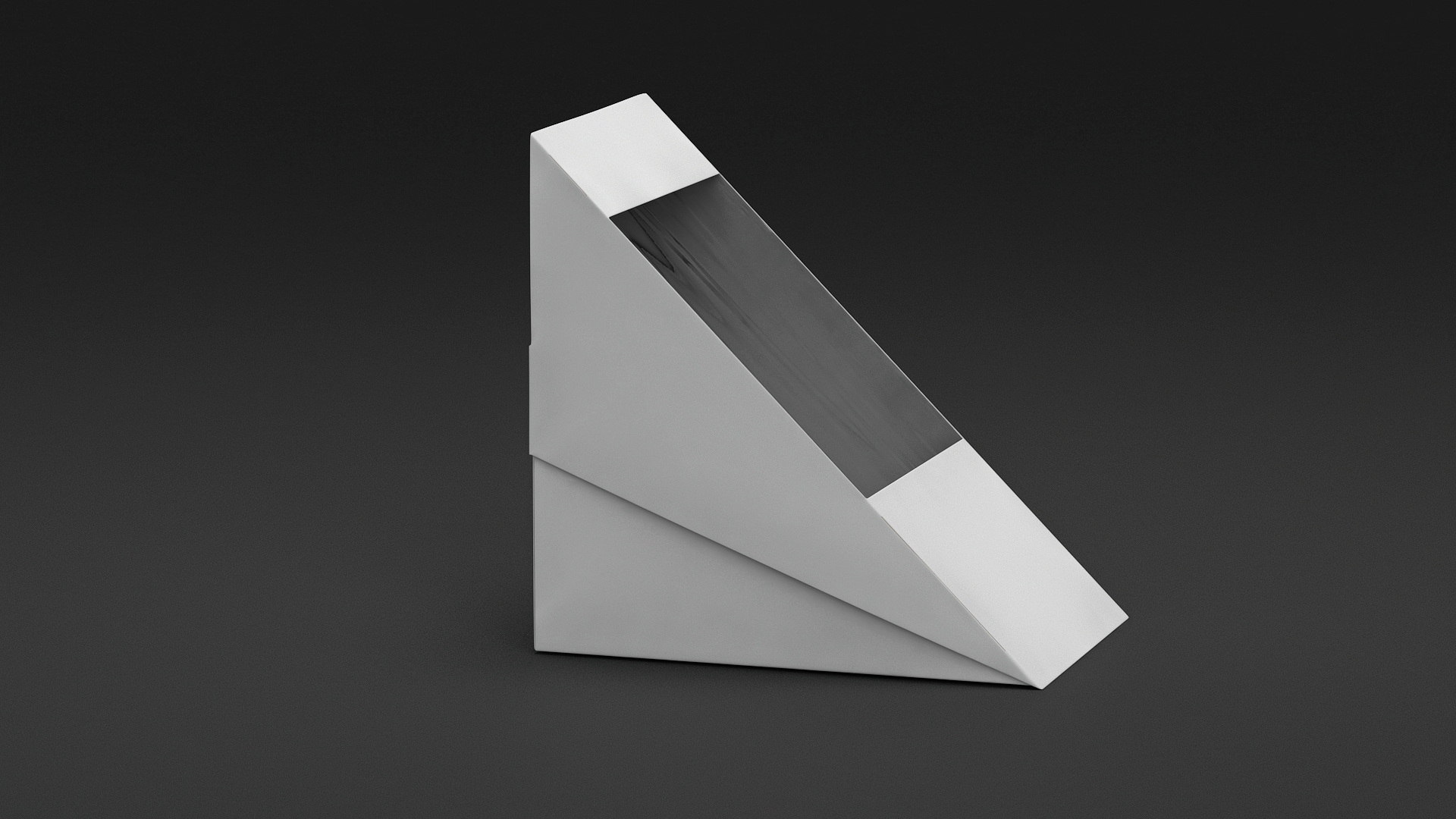 3D model White Paper Large Sandwich Box