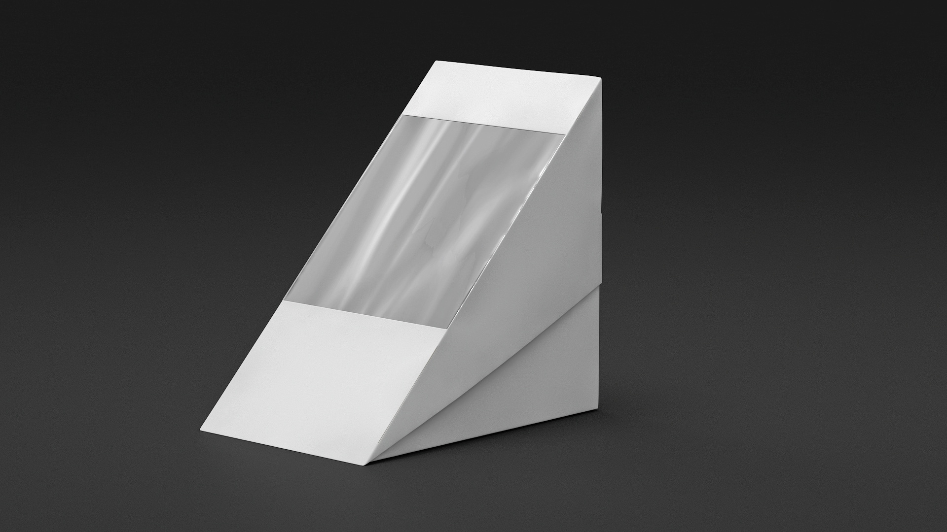 3D model White Paper Large Sandwich Box