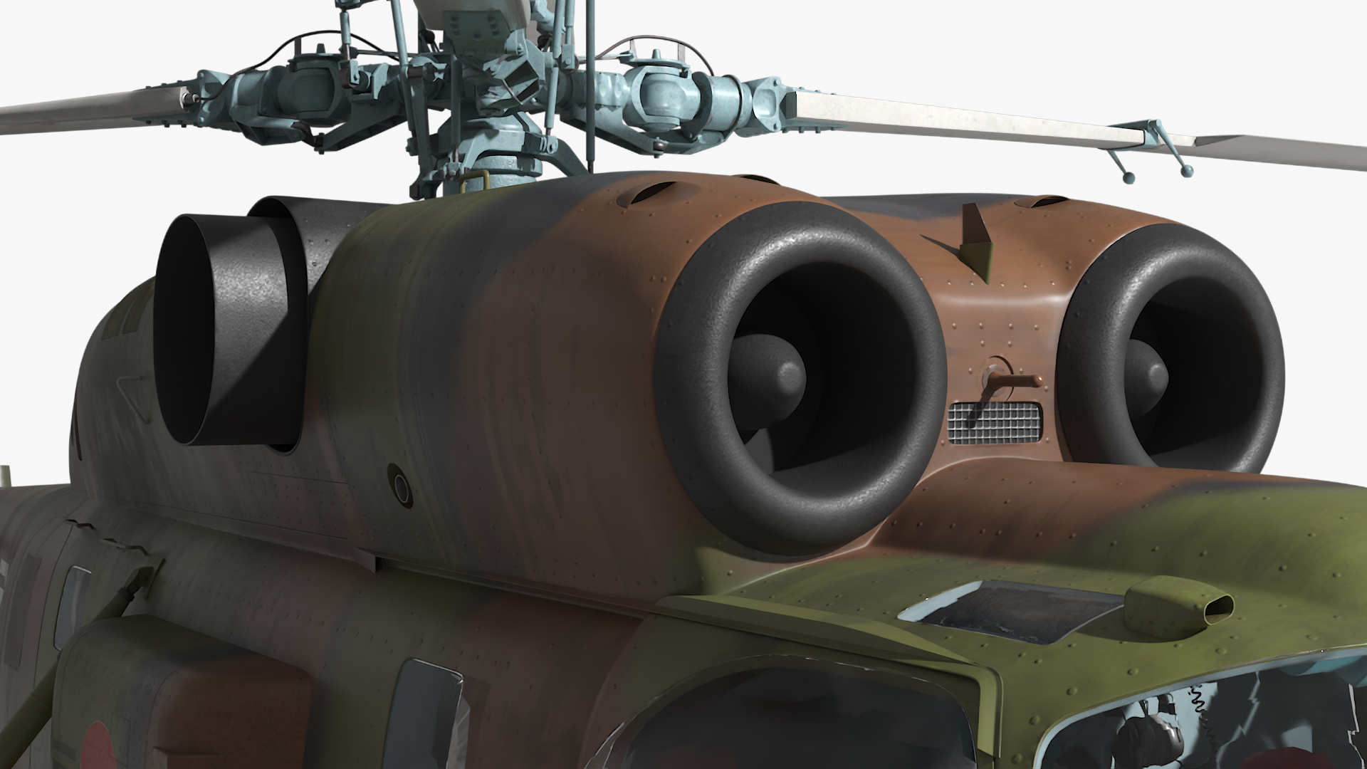 Kamov HH32A South Korea Air Force Helicopter Simplified Interior 3D model