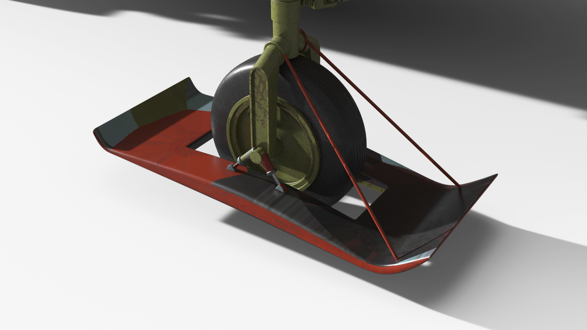 Kamov HH32A South Korea Air Force Helicopter Simplified Interior 3D model