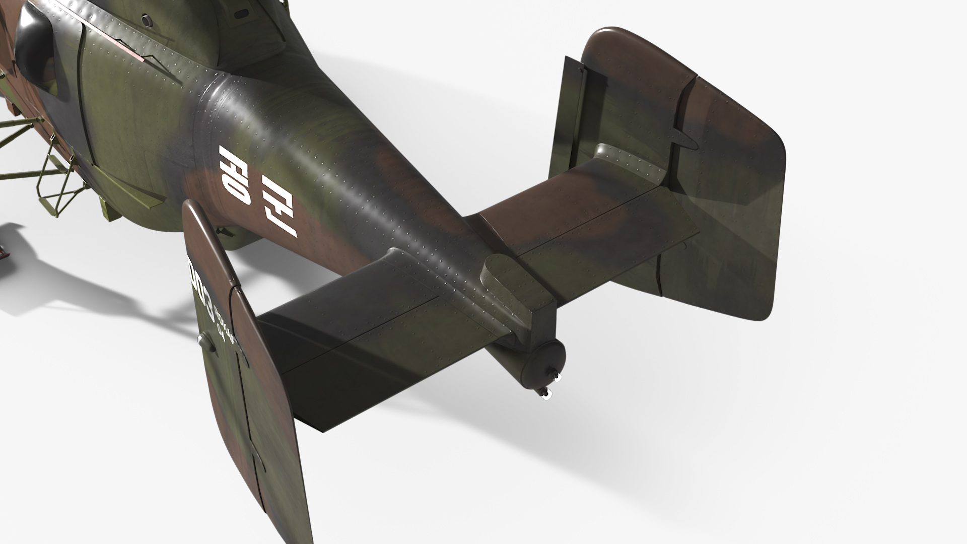 Kamov HH32A South Korea Air Force Helicopter Simplified Interior 3D model