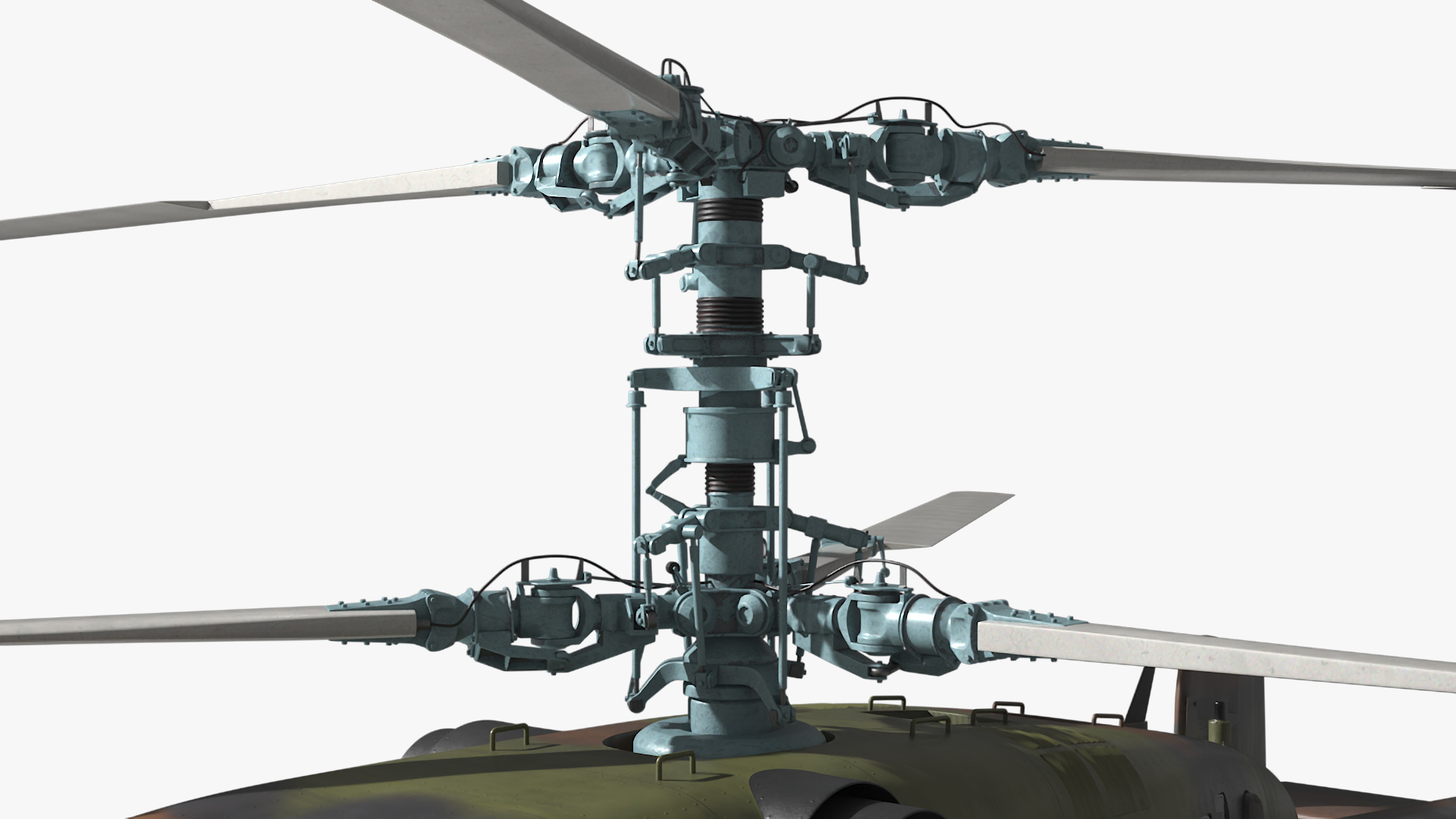 Kamov HH32A South Korea Air Force Helicopter Simplified Interior 3D model