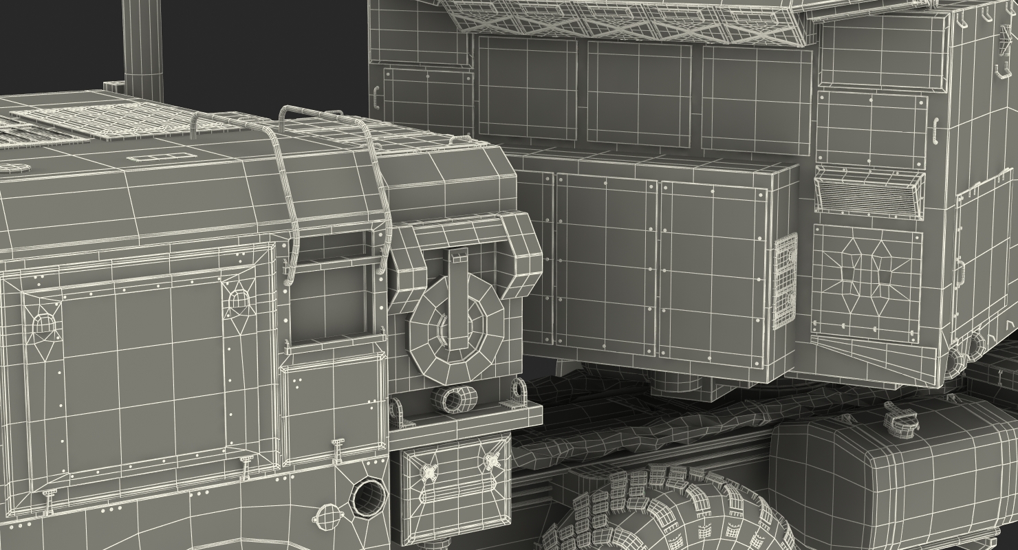 3D Mobile Radar Station 96L6 for S 400 Battle Position