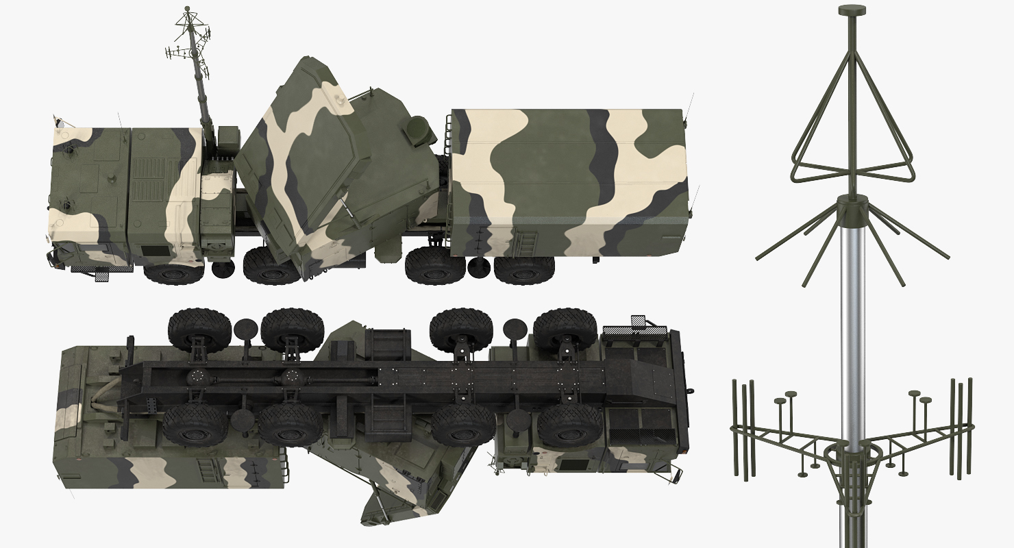 3D Mobile Radar Station 96L6 for S 400 Battle Position