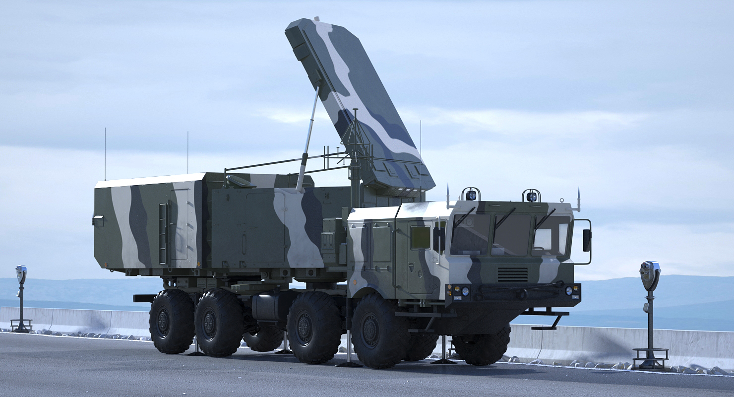 3D Mobile Radar Station 96L6 for S 400 Battle Position