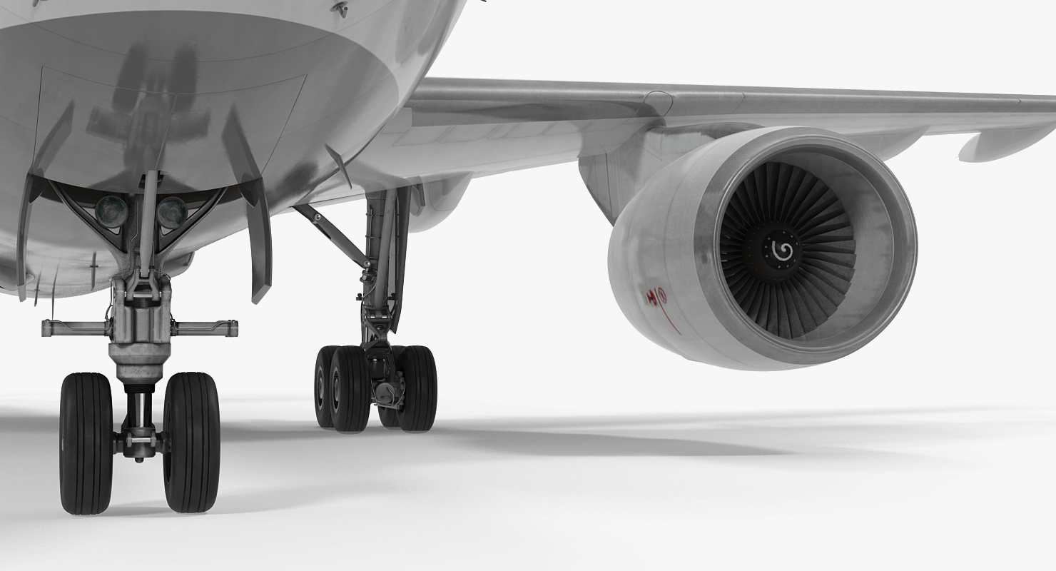 3D model Airbus A310 300F Cargo Aircraft Turkish Cargo