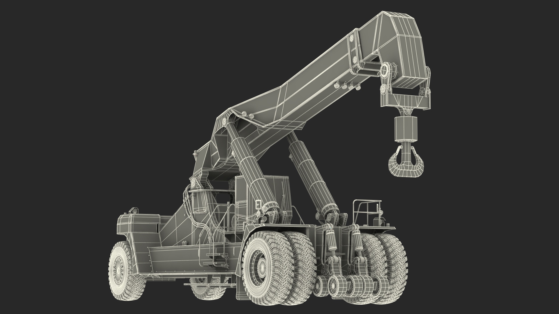 Reachstacker Container Loader 3D model