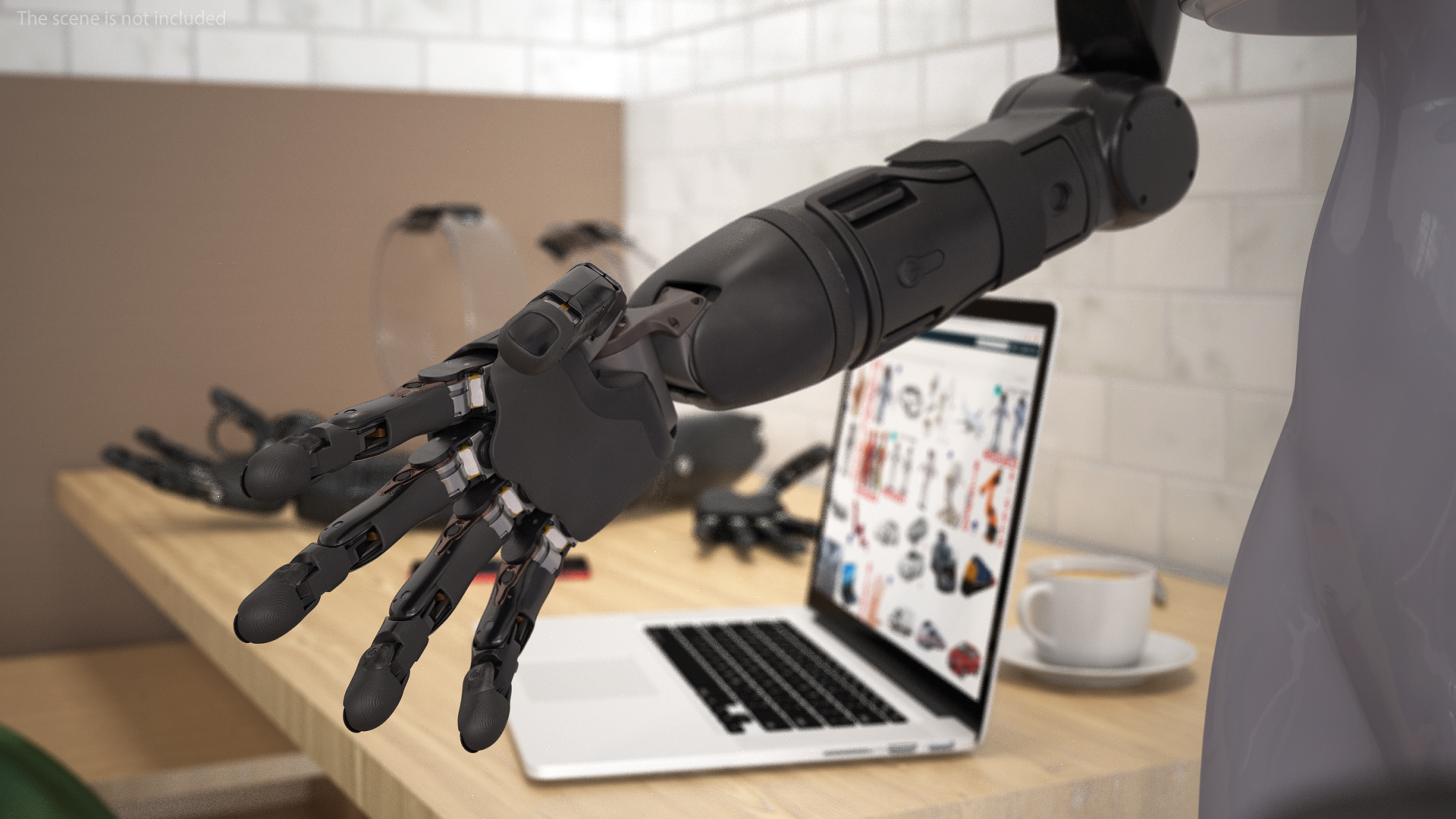 3D Modular Prosthetic Limbs Rigged