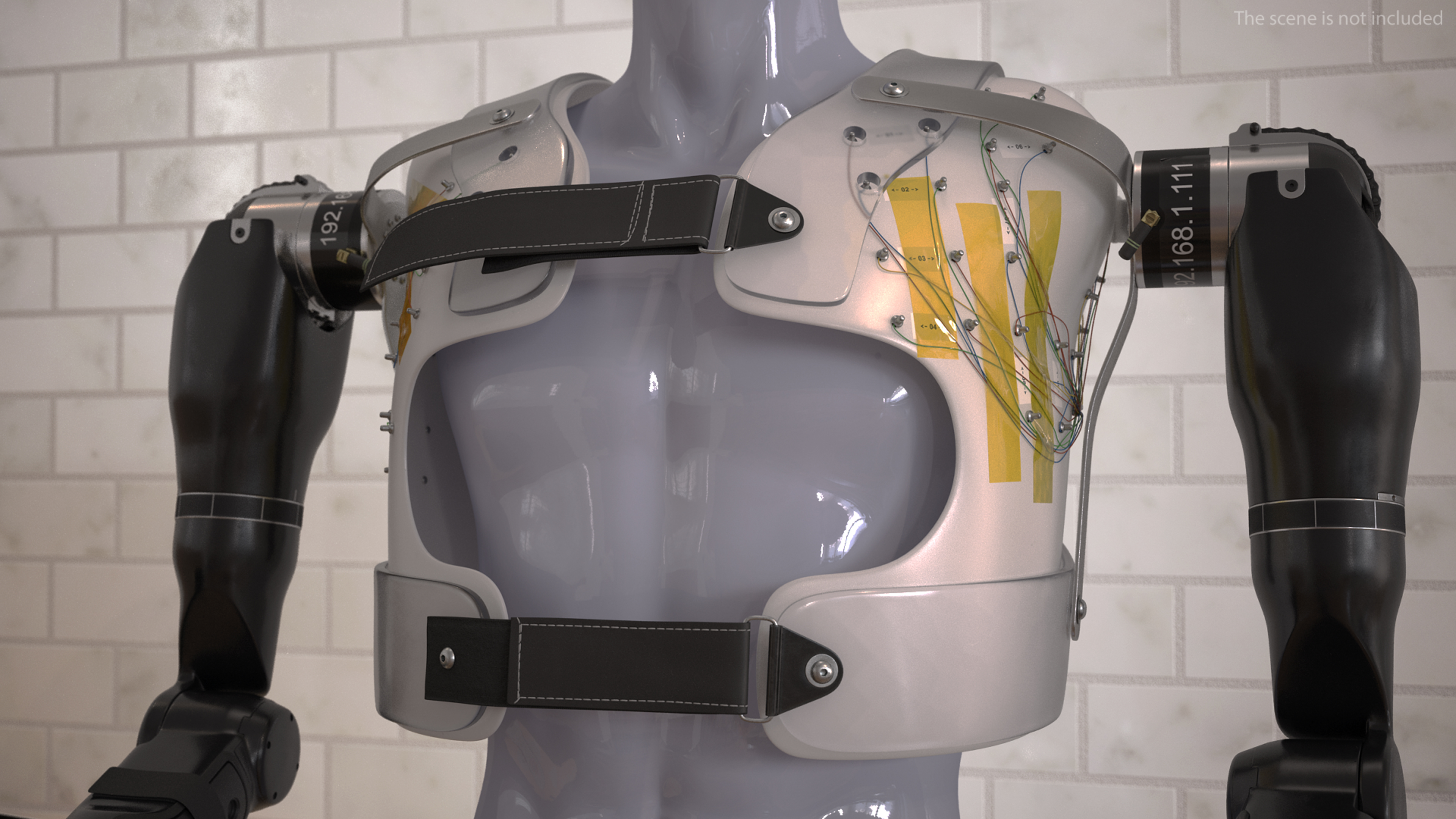 3D Modular Prosthetic Limbs Rigged