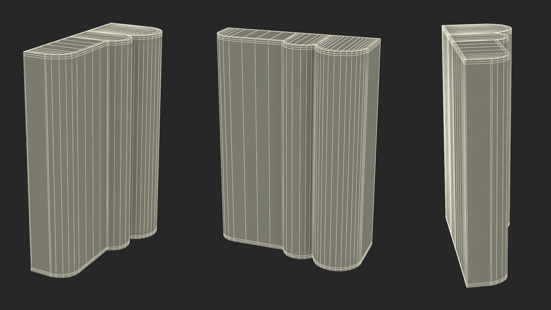 3D model Architectural Molding Gypsum Type 2