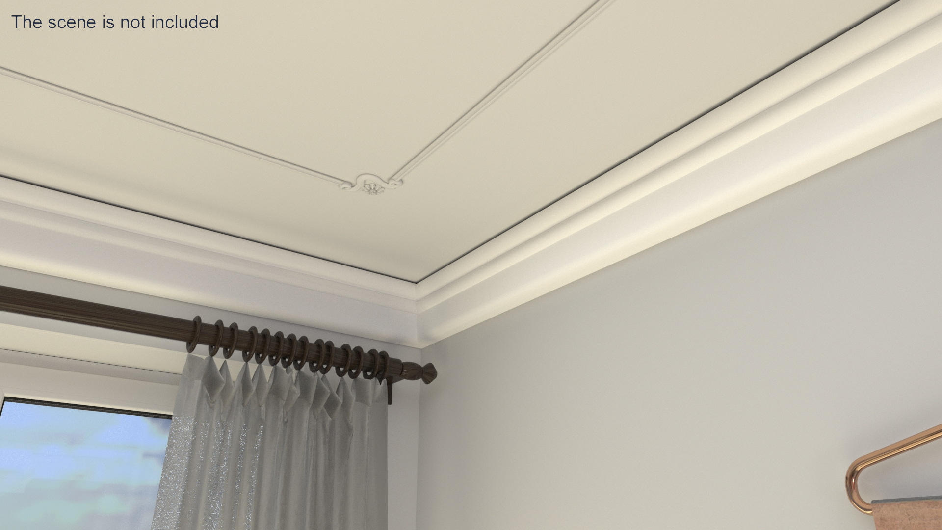 3D model Architectural Molding Gypsum Type 2