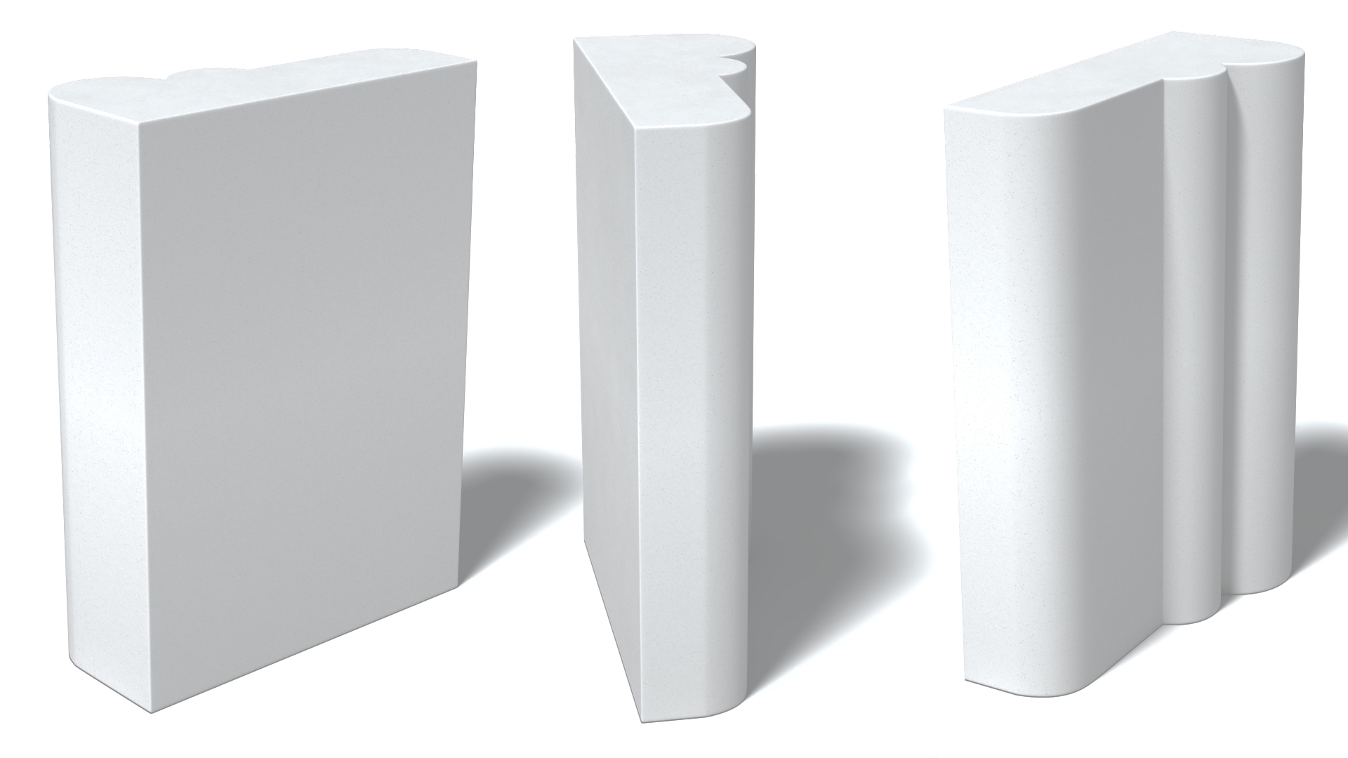 3D model Architectural Molding Gypsum Type 2