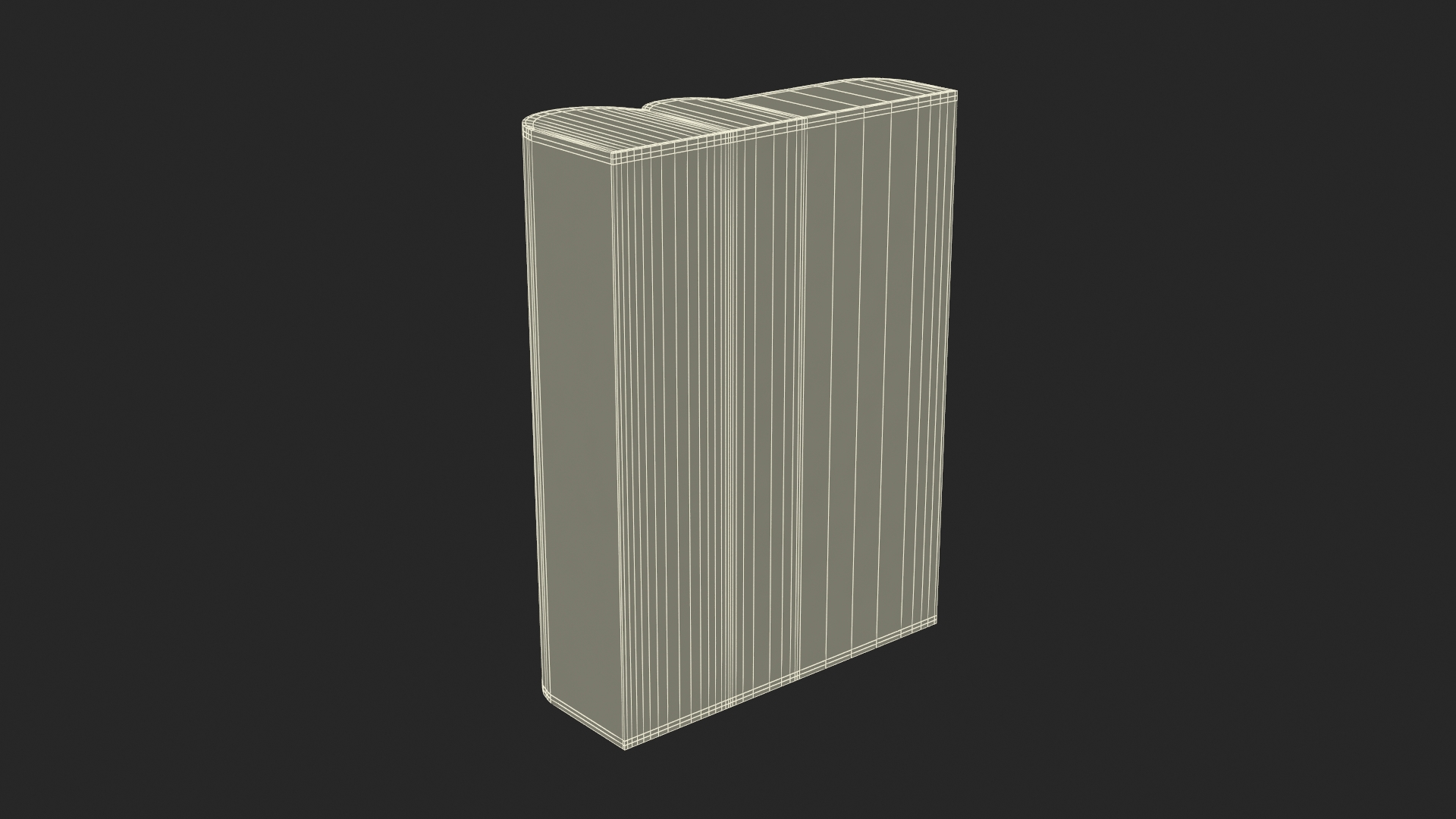 3D model Architectural Molding Gypsum Type 2