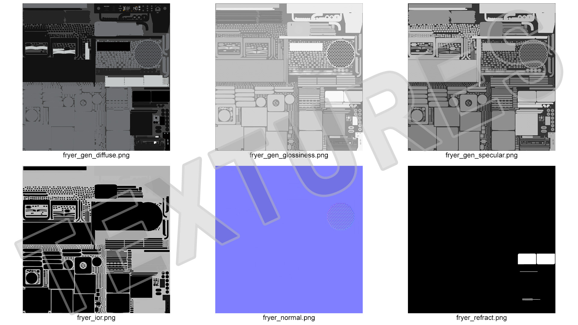 Air Fryer Oven 3D model
