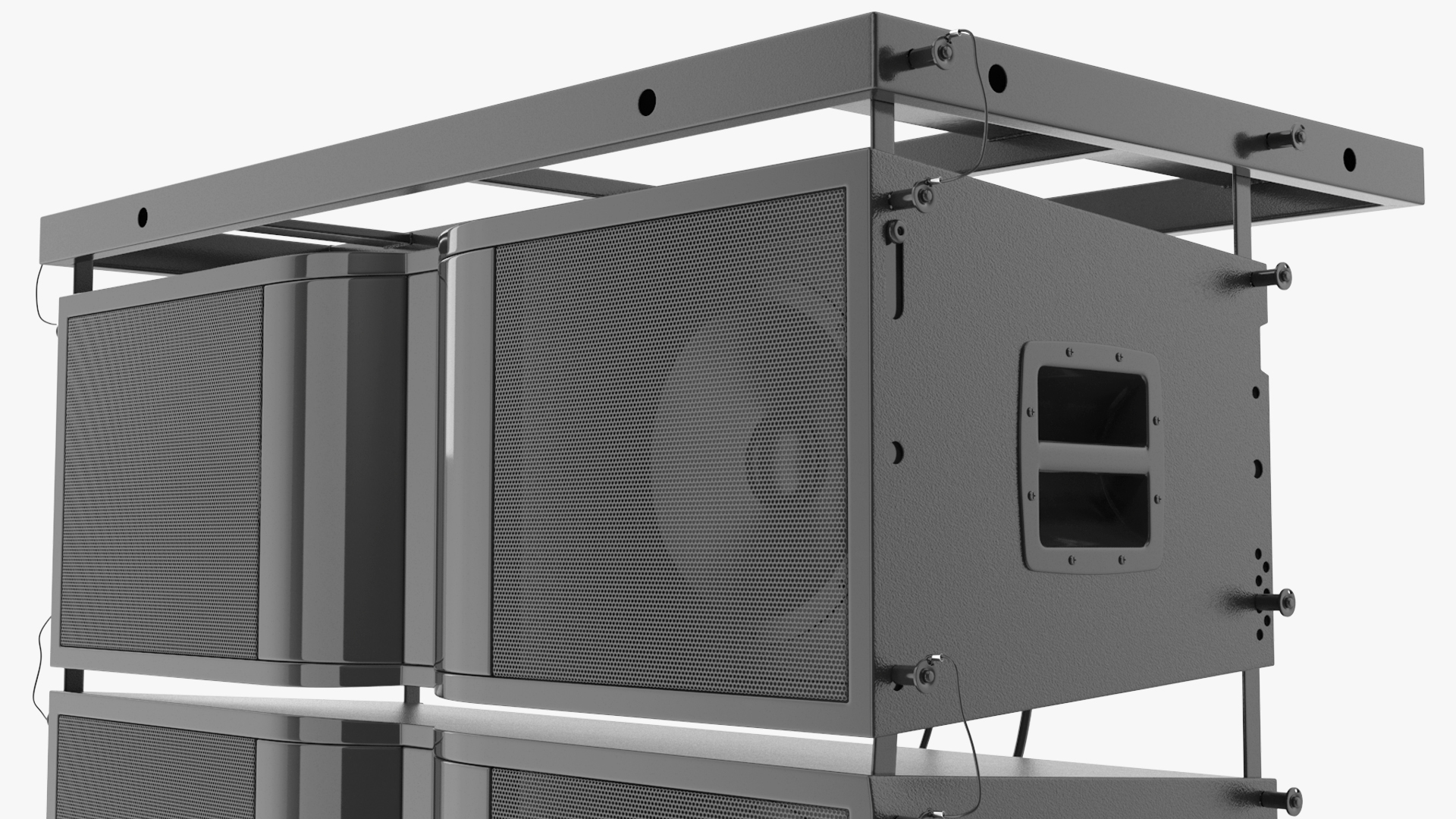 Curved Line Array Loudspeaker System, view 4