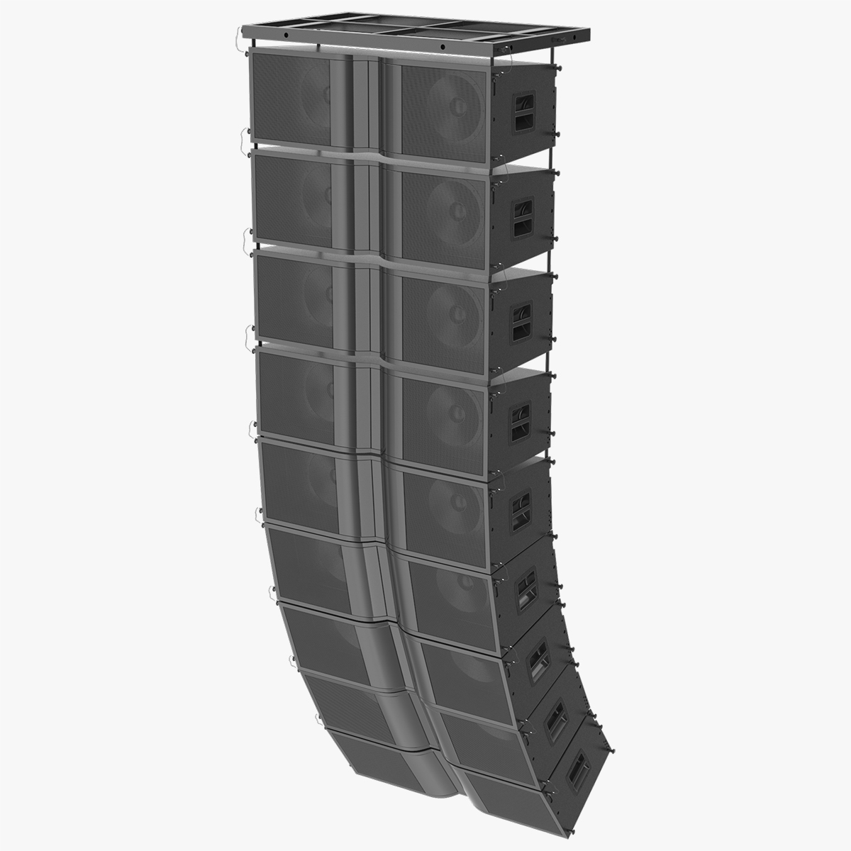 Curved Line Array Loudspeaker System, view 8