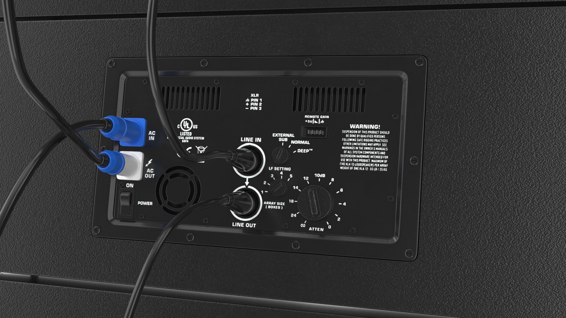 Curved Line Array Loudspeaker System, view 6