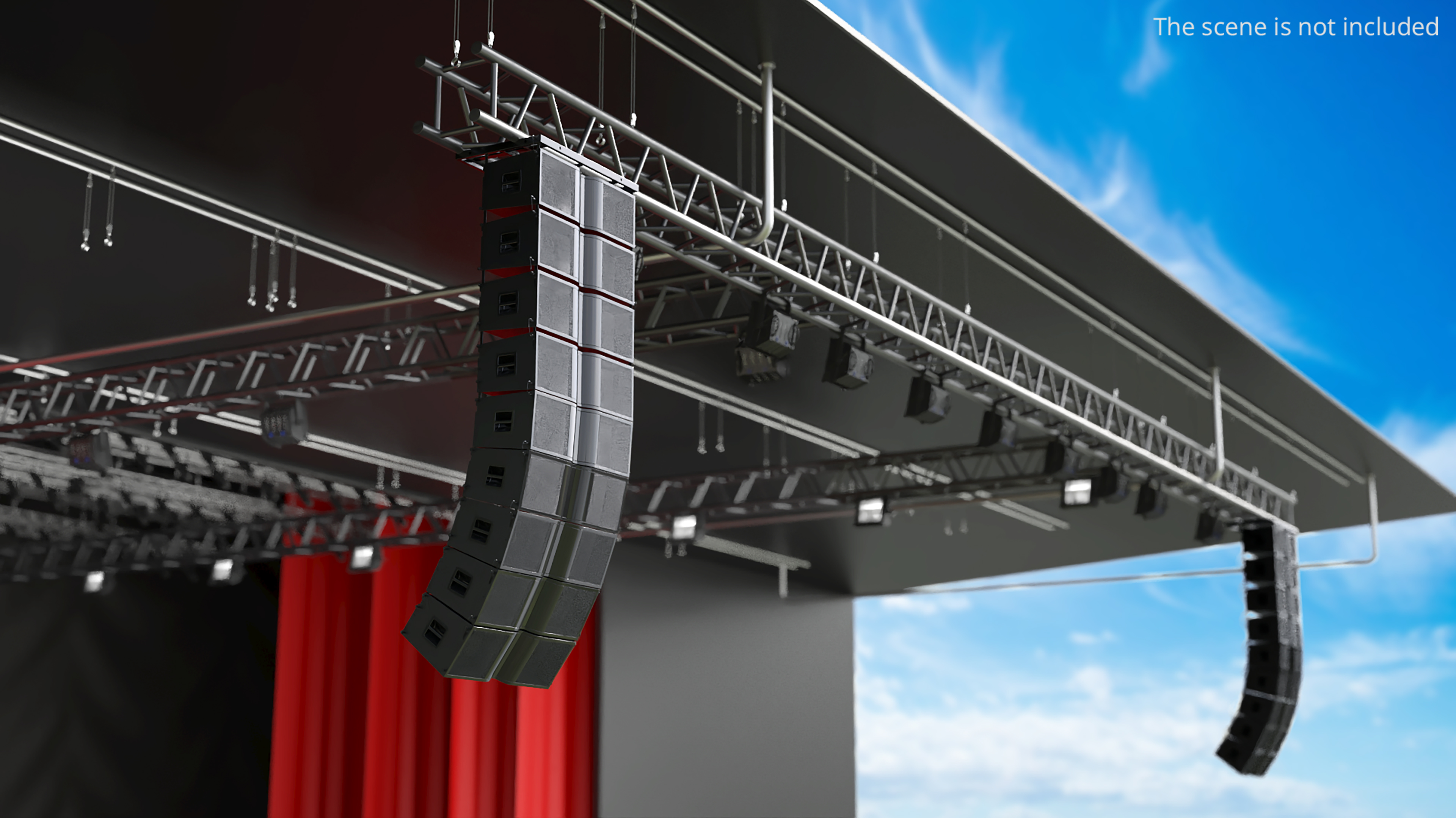 Curved Line Array Loudspeaker System