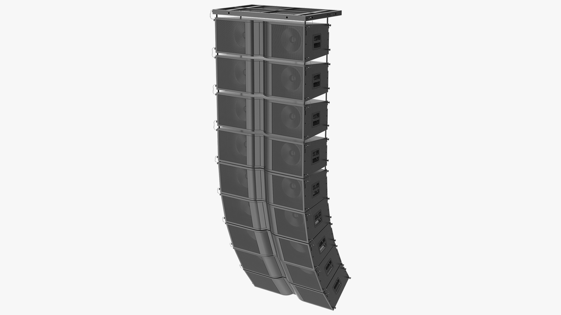 Curved Line Array Loudspeaker System