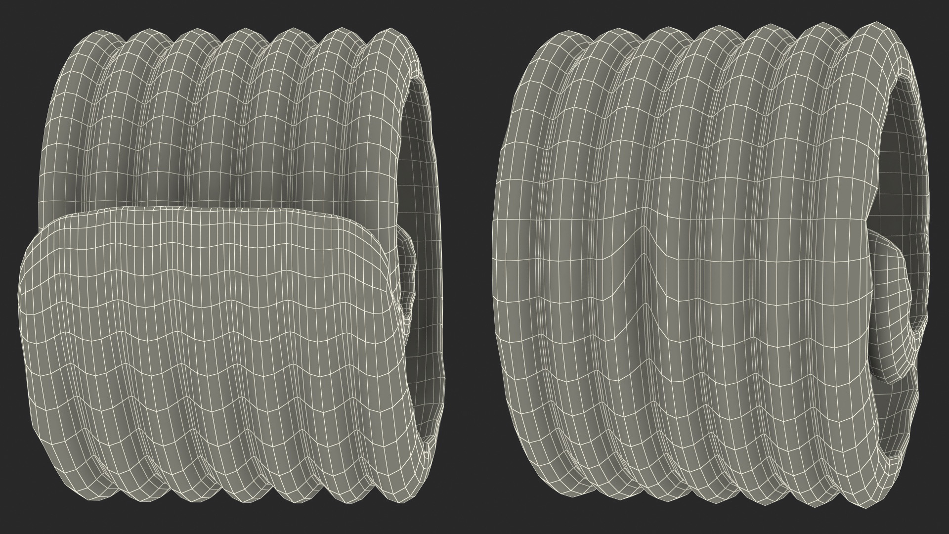Curled Piece of Butter 3D