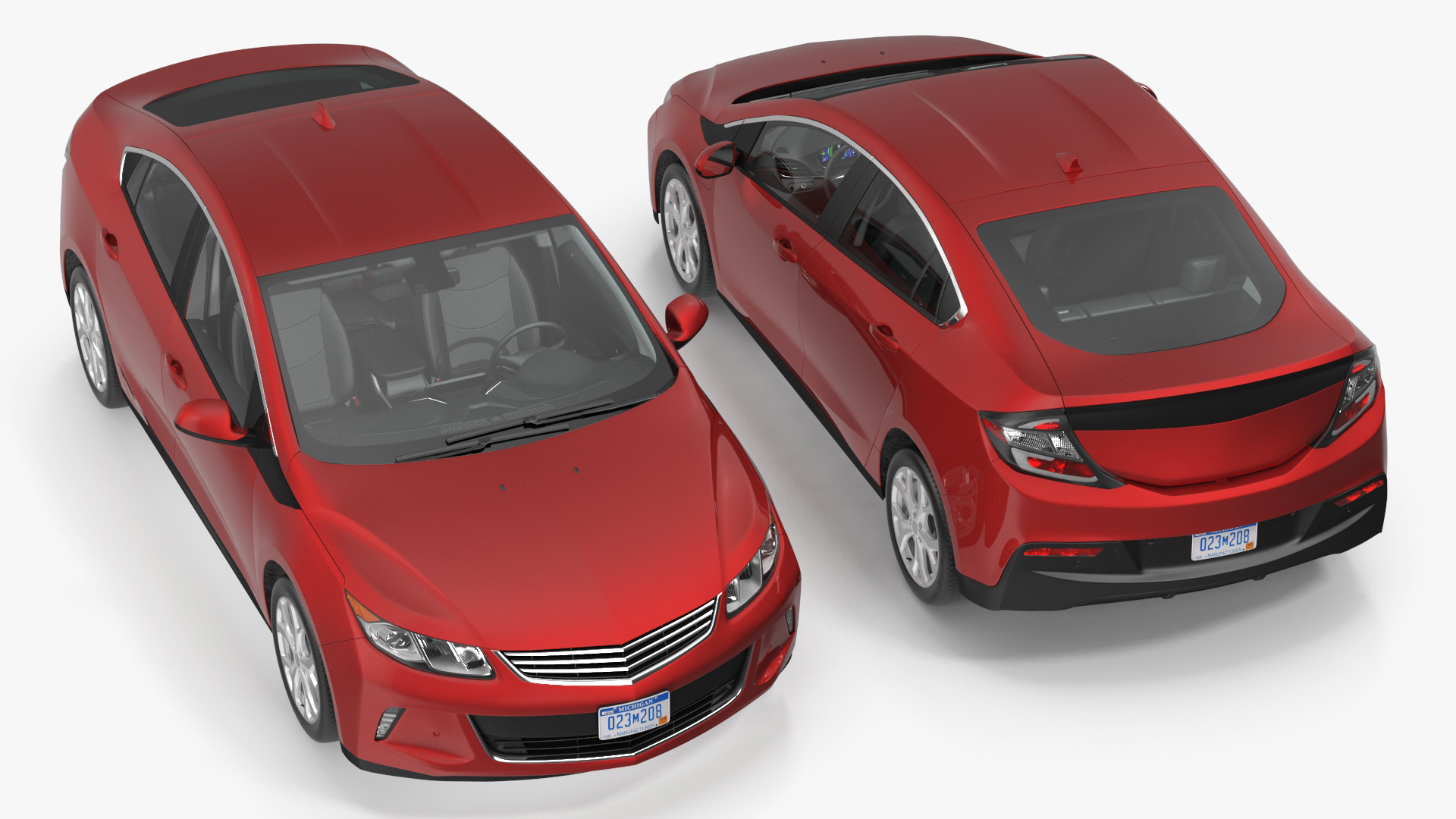 Hybrid Sedan 3D