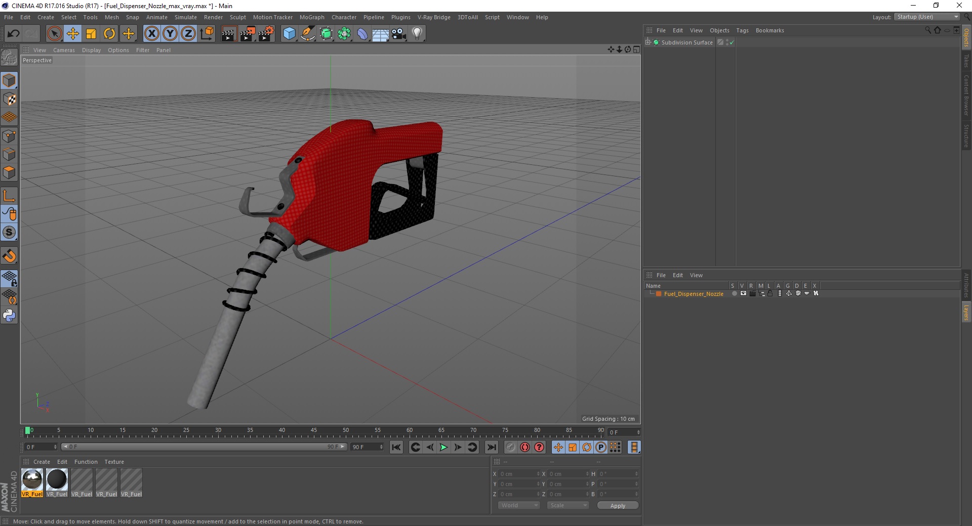 3D Fuel Dispenser Nozzle
