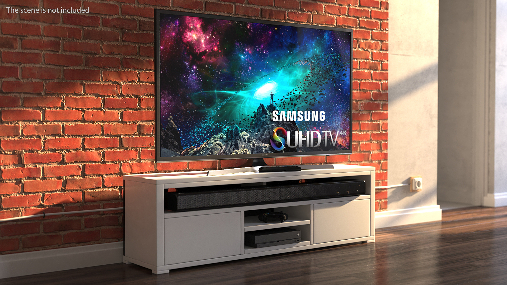3D model Living Room TV Cabinet with Storage