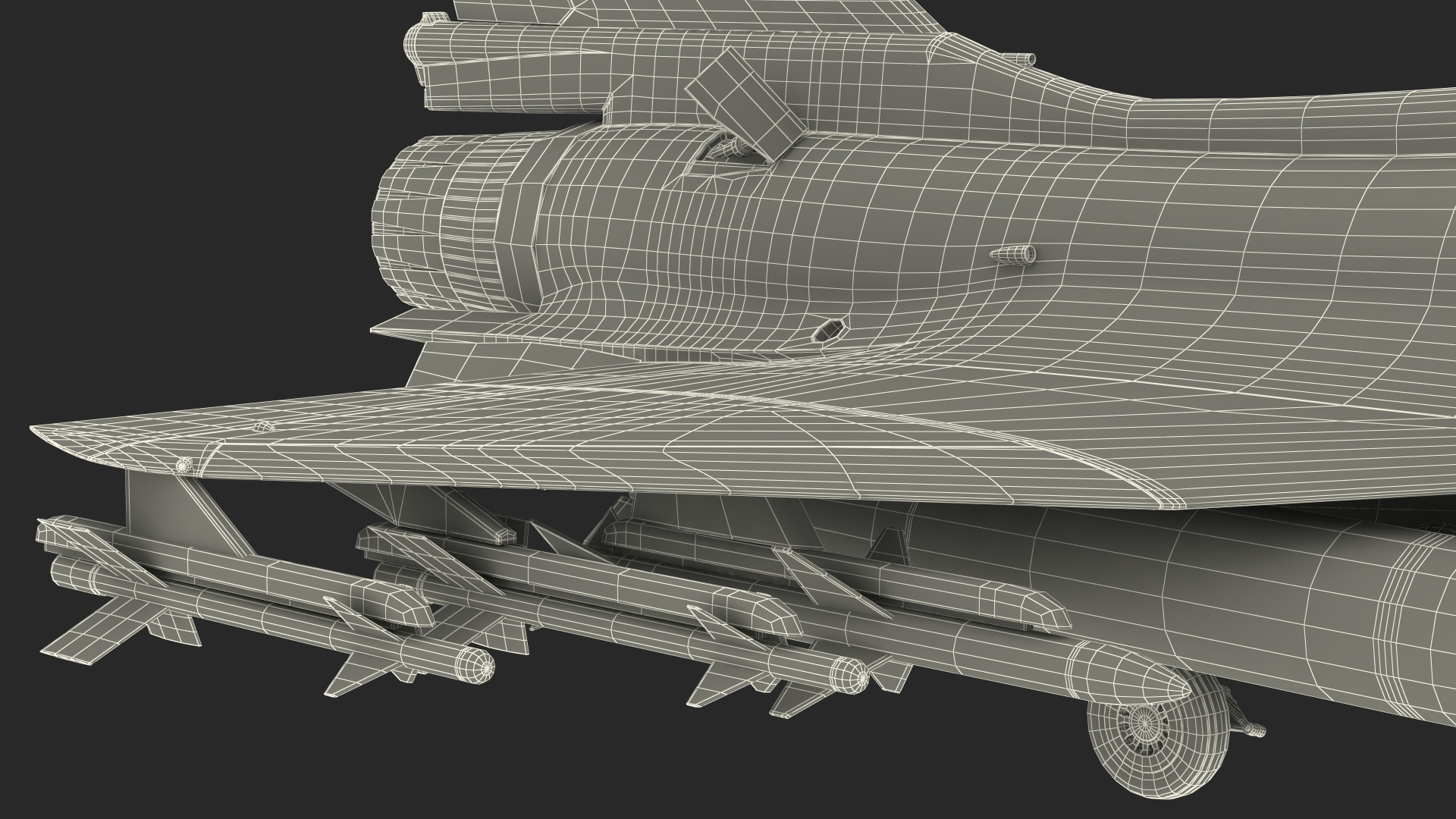 3D Chengdu J10 S Aerobatic Team Fighter Jet Armed