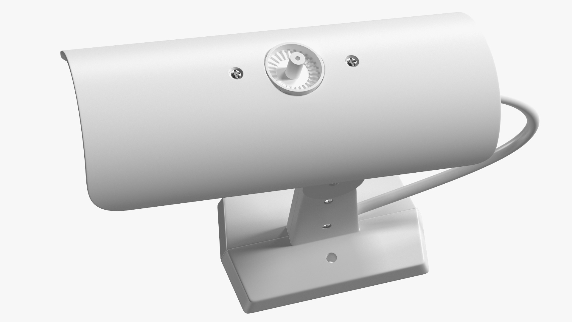 3D model Exterior Security Camera White