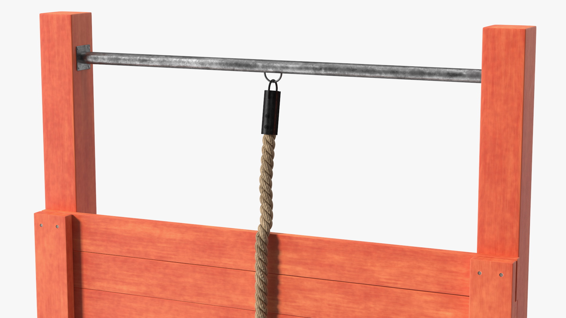 3D model Obstacle Course Wall with Rope