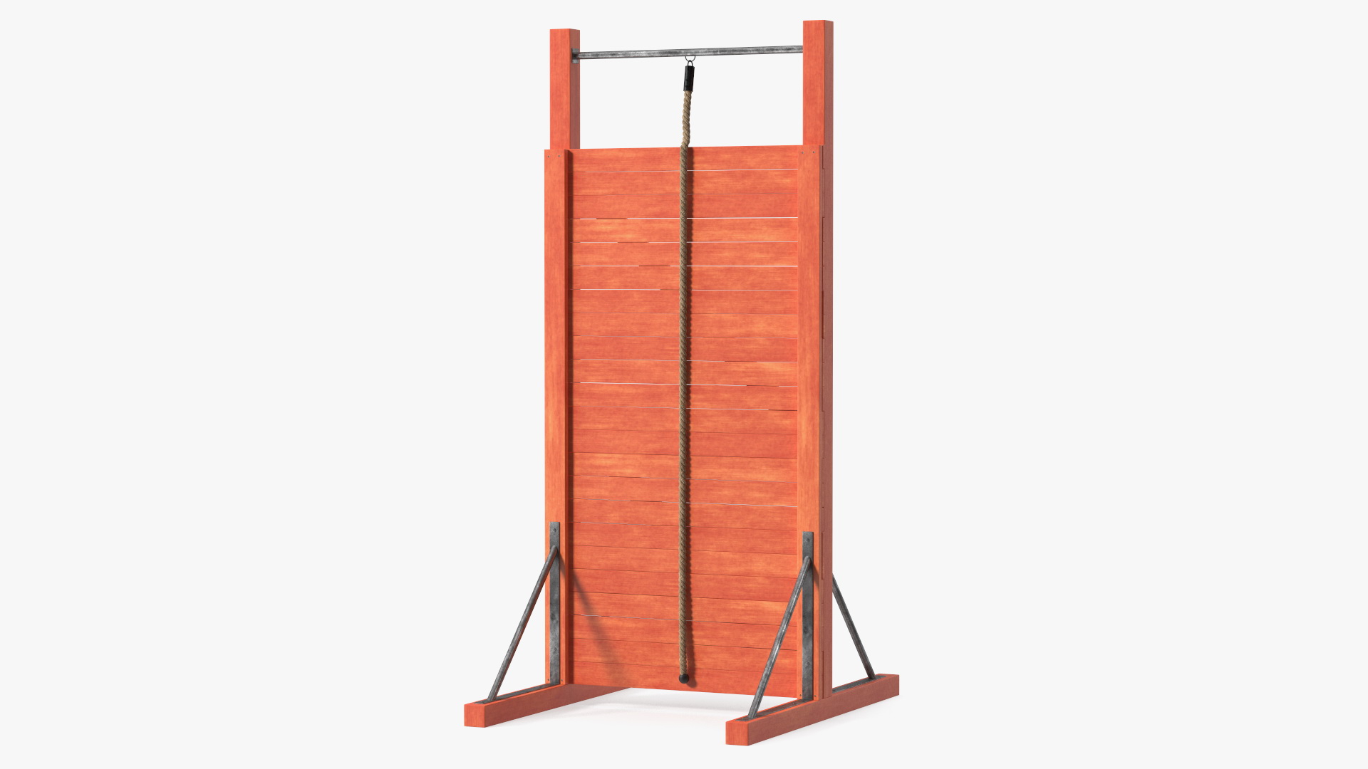 3D model Obstacle Course Wall with Rope