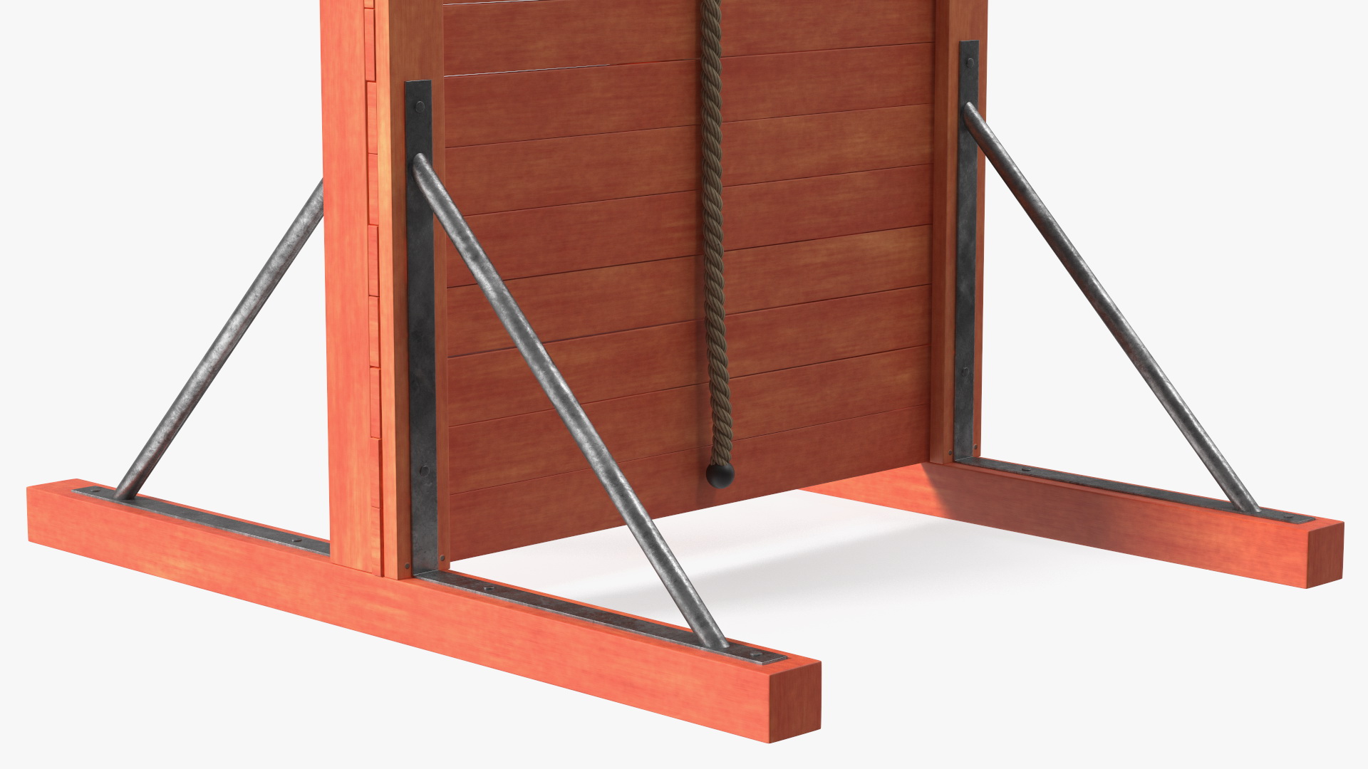 3D model Obstacle Course Wall with Rope