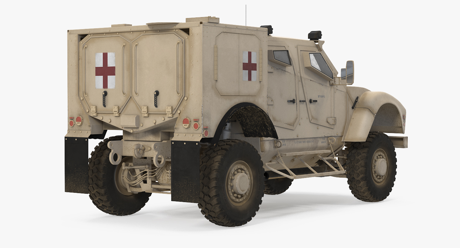 Oshkosh M ATV Medical Vehicle 3D model