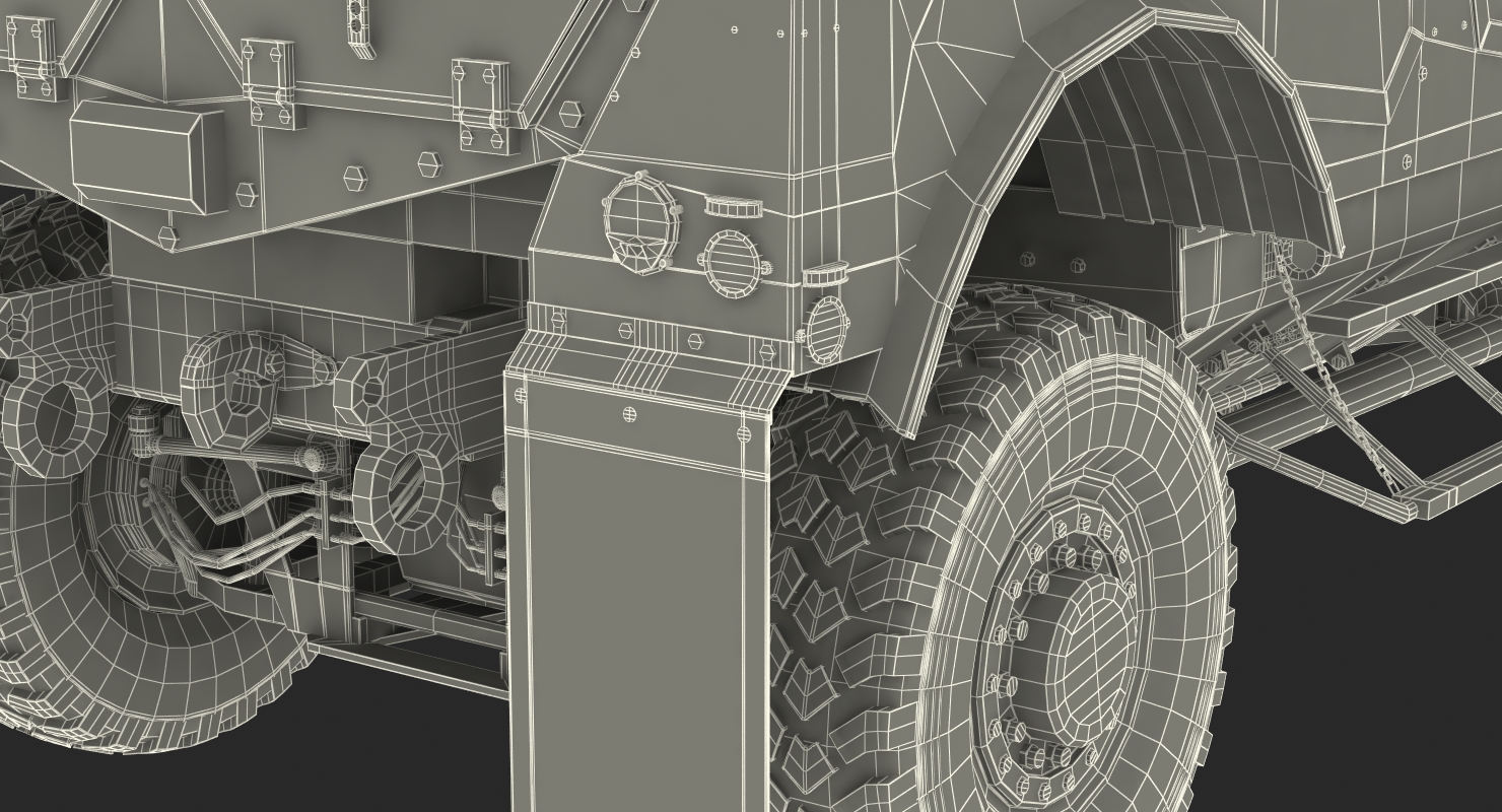 Oshkosh M ATV Medical Vehicle 3D model