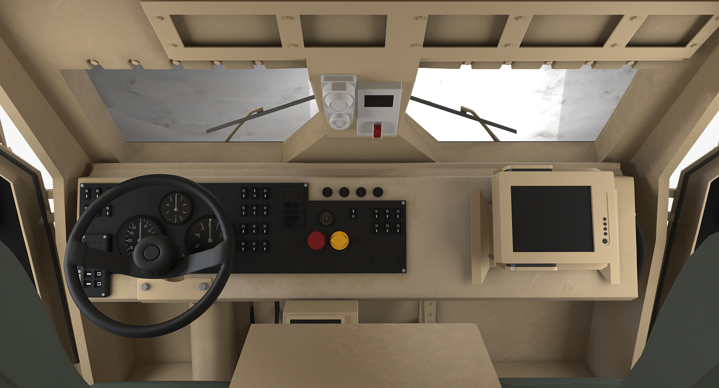 Oshkosh M ATV Medical Vehicle 3D model