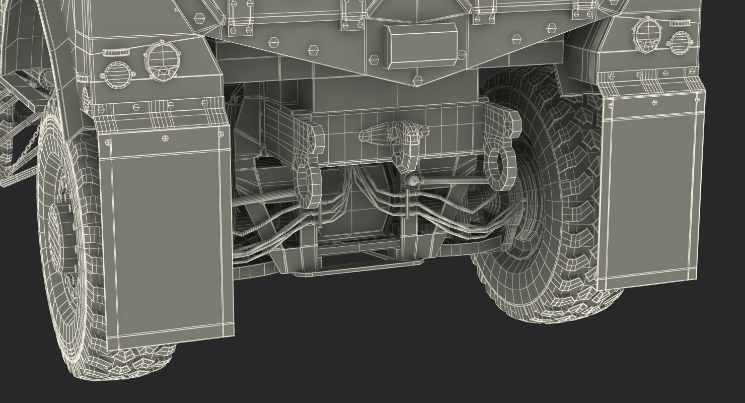 Oshkosh M ATV Medical Vehicle 3D model