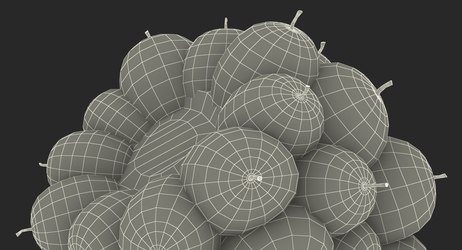 3D Blackberry Fruit